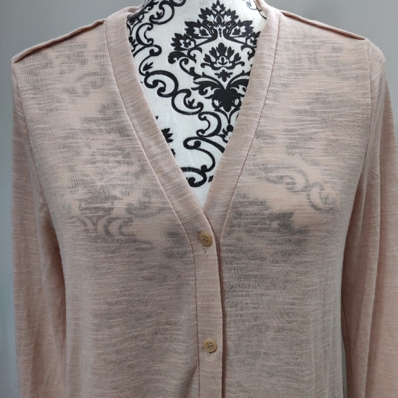 Thin Sheer Long double Pocket Summer Cardigan - Picture 3 of 7